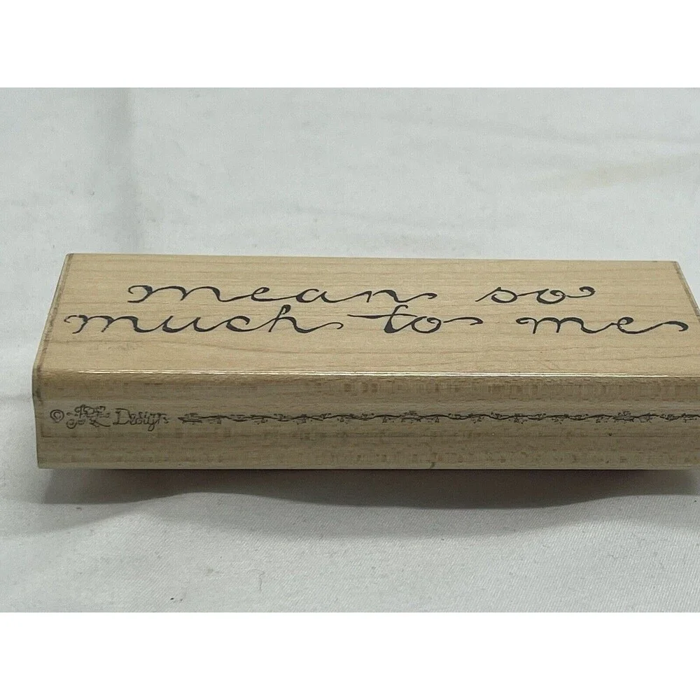 Stampin Up! wood rubber